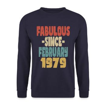 Fabuleux Février 1979 - Sweat-shirt Unisexe - marine - Devant - Alina (178cm) & Michal (187cm)