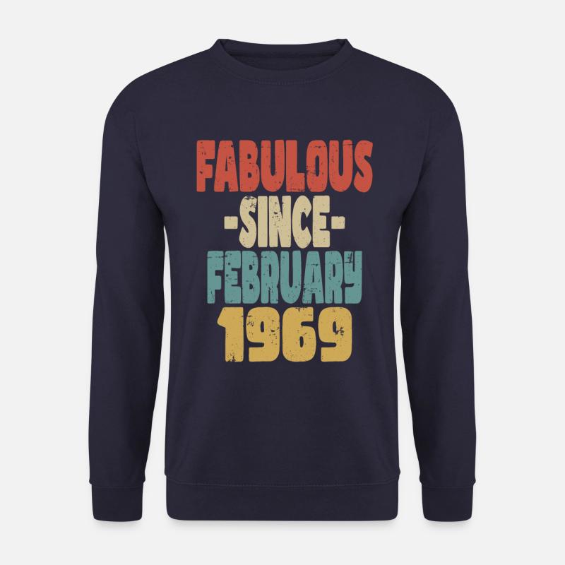 Fabelhafter Februar 1969 - Unisex Pullover - Navy