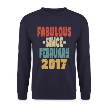 Fabuleux Février 2017 - Sweat-shirt Unisexe - marine - Devant - Alina (178cm) & Michal (187cm)