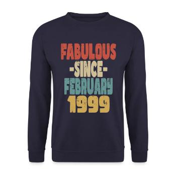 Fabuleux Février 1999 - Sweat-shirt Unisexe - marine - Devant - Alina (178cm) & Michal (187cm)