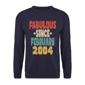 Fabuleux Février 2004 - Sweat-shirt Unisexe - marine - Devant - Alina (178cm) & Michal (187cm)