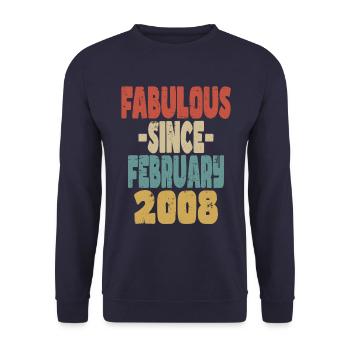 Fabuleux Février 2008 - Sweat-shirt Unisexe - marine - Devant - Alina (178cm) & Michal (187cm)