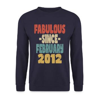 Fabuleux Février 2012 - Sweat-shirt Unisexe - marine - Devant - Alina (178cm) & Michal (187cm)