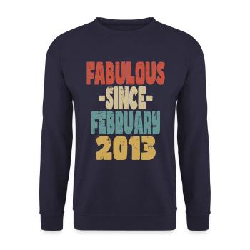 Fabuleux Février 2013 - Sweat-shirt Unisexe - marine - Devant - Alina (178cm) & Michal (187cm)