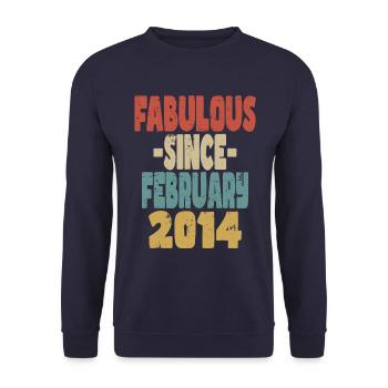 Fabuleux Février 2014 - Sweat-shirt Unisexe - marine - Devant - Alina (178cm) & Michal (187cm)