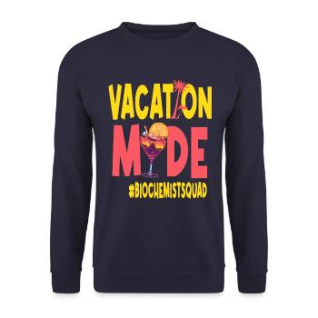 Biochimiste Vacances Mode Vacy Biochemistsquad - Sweat-shirt Unisexe - marine - Devant - Alina (178cm) & Michal (187cm)