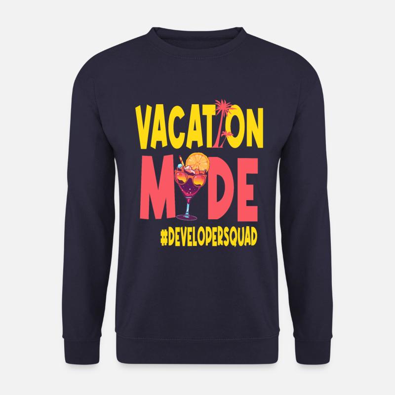Développeur Vacances Vacy Mode Developersquad - Sweat-shirt Unisexe - marine
