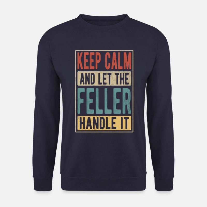 Feller Retro Geschenk - Unisex Pullover - Navy
