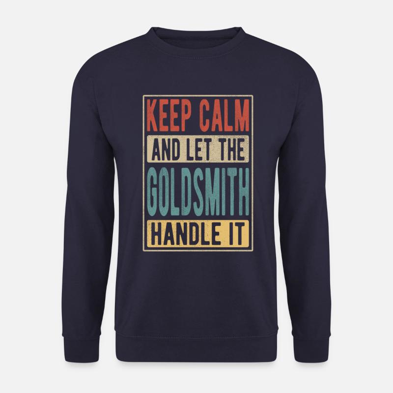 Goldsmith Retro Gift - Unisex Sweatshirt - navy