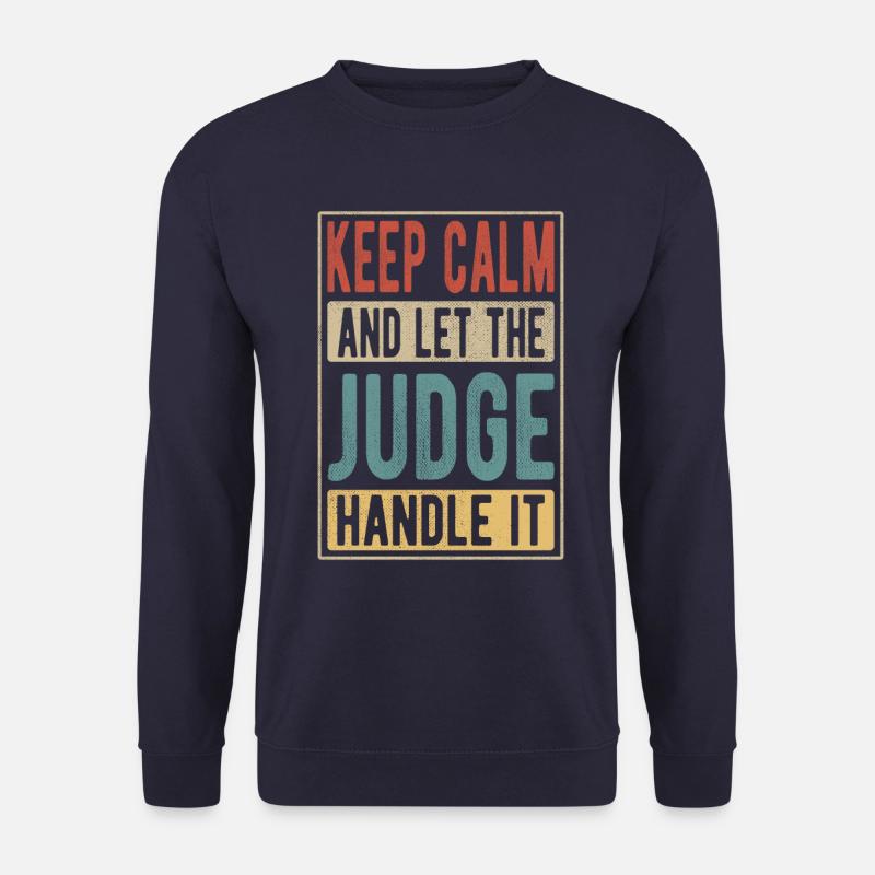 Judge Retro Geschenk - Unisex Pullover - Navy