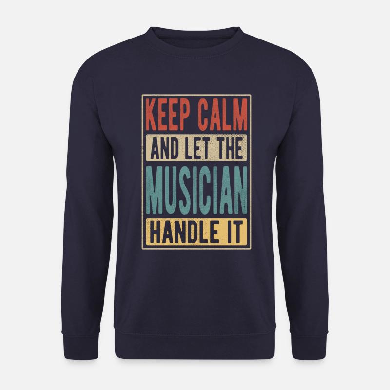 Musiker Retro Geschenk - Unisex Pullover - Navy