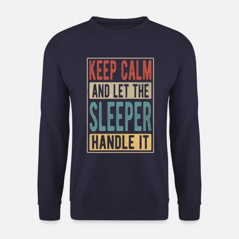 Sleeper Retro Geschenk - Unisex Pullover - Navy