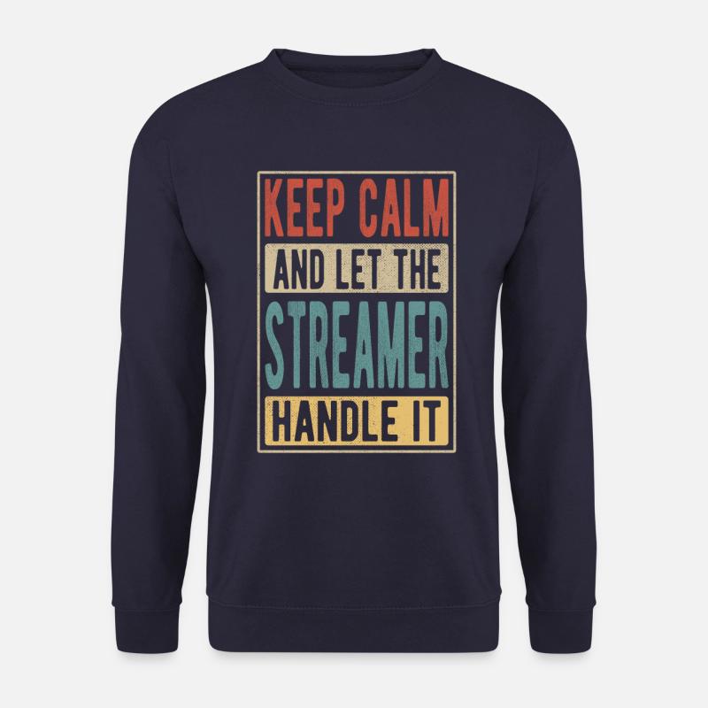 Streamer Retro Gift - Unisex Sweatshirt - navy