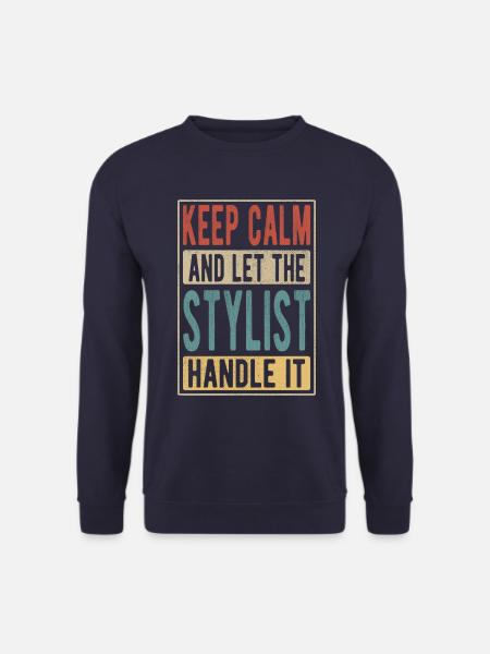 Stylist Retro Geschenk - Unisex Pullover - Navy