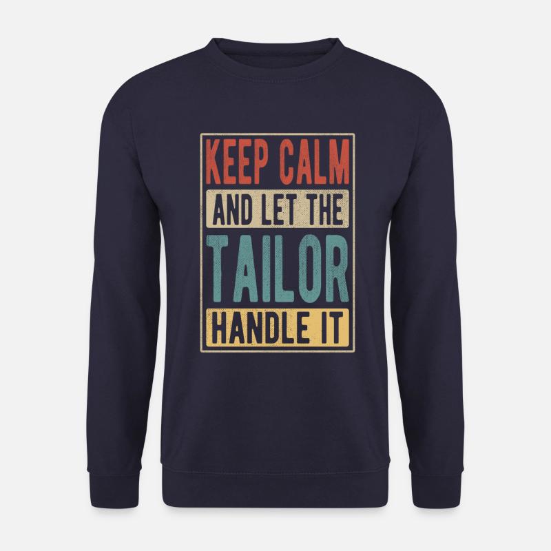 Tailor Retro Gift - Unisex Sweatshirt - navy