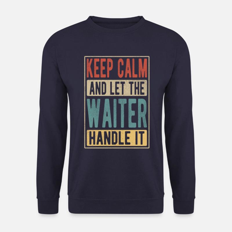 Kellner Retro Geschenk - Unisex Pullover - Navy