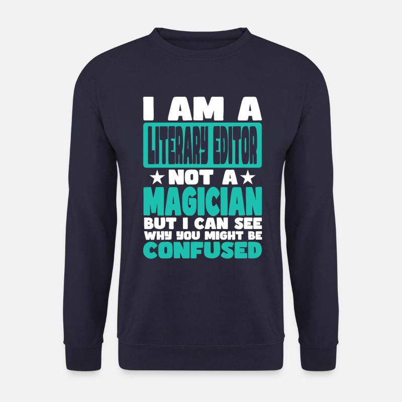 Literarischer Redakteur - Unisex Pullover - Navy