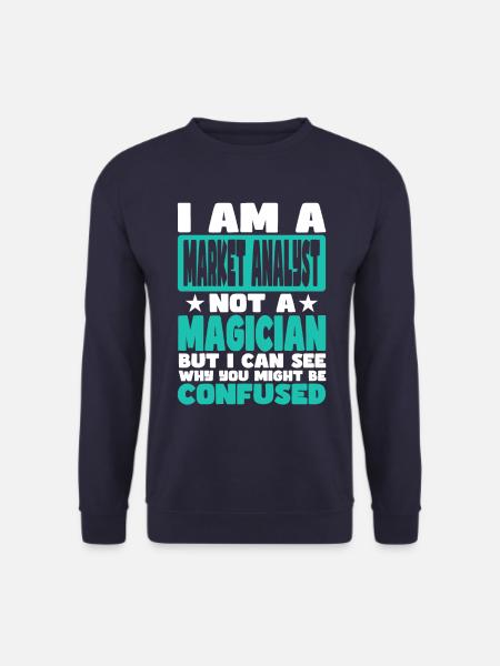 Analyste de marché - Sweat-shirt Unisexe - marine