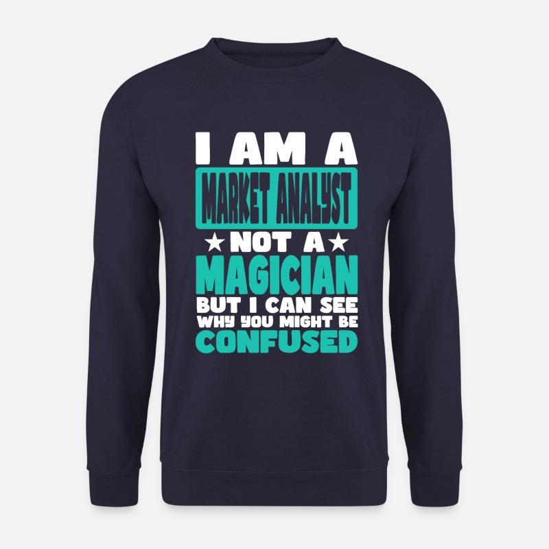 Analyste de marché - Sweat-shirt Unisexe - marine