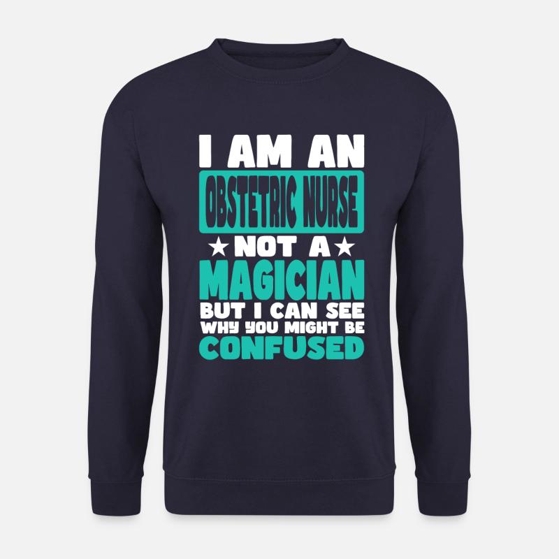 Geburtshilfliche Krankenschwester - Unisex Pullover - Navy