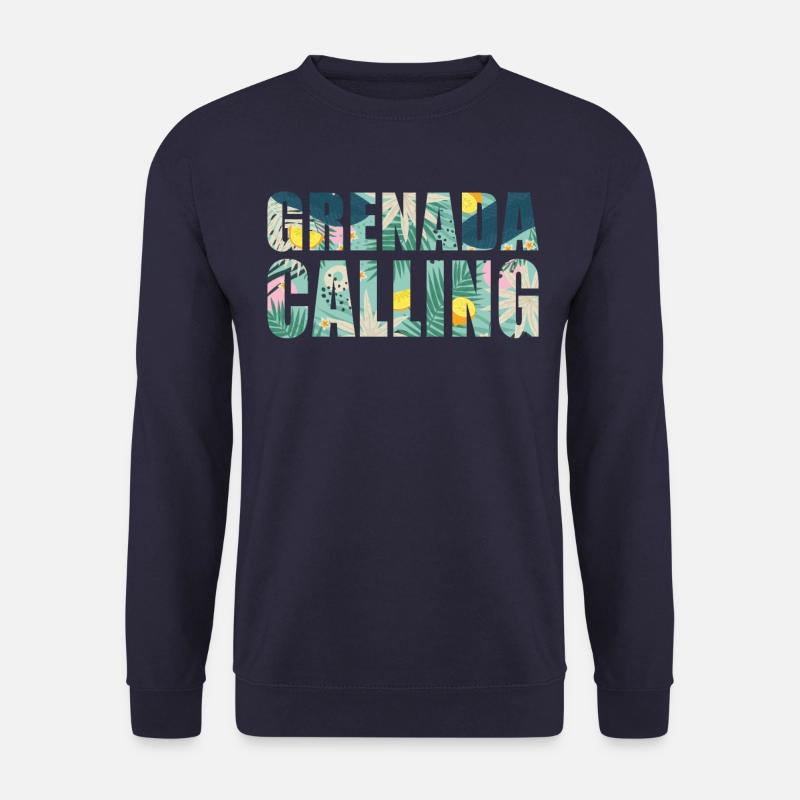 Grenada Calling Tropical Vibes - Unisex Sweatshirt - navy
