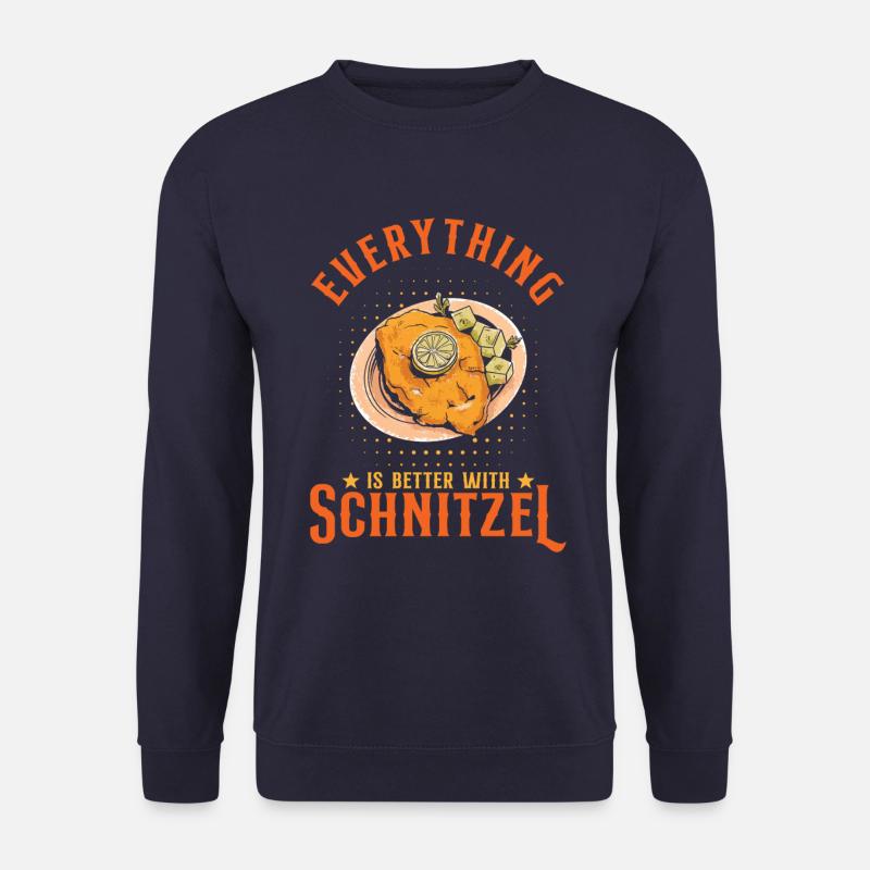 Everything Is Better With Schnitzel - Unisex Sweatshirt - navy