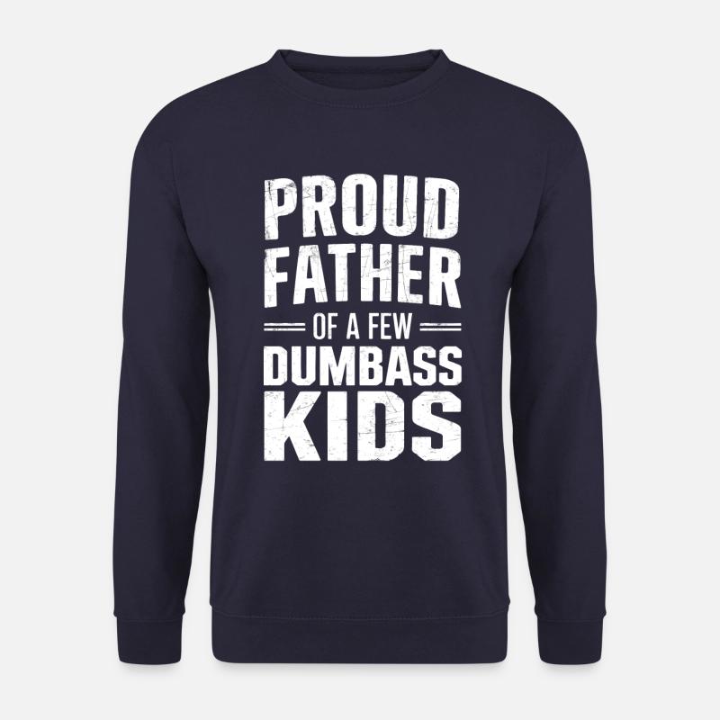Stolzer Vater Eines Haufens Frecher Kids - Unisex Pullover - Navy