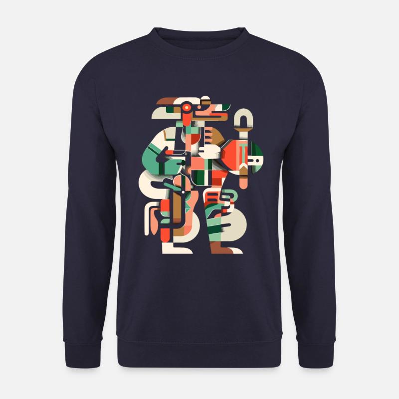 Dieu Maya Mythologie Maya Itzamna - Sweat-shirt Unisexe - marine