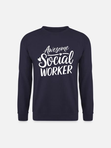 Fantastische Sozialarbeiter Sozialarbeit - Unisex Pullover - Navy