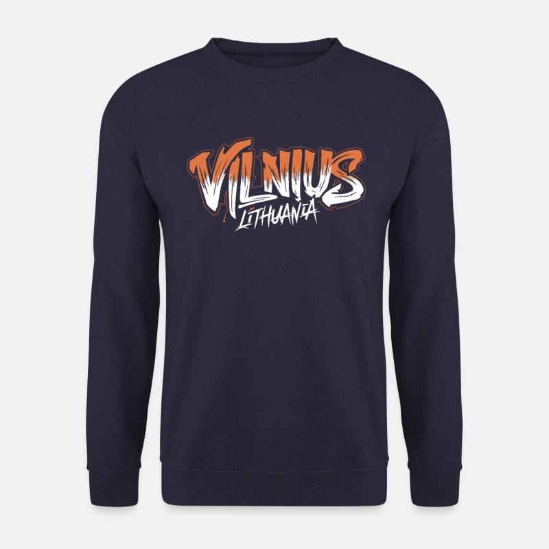 Vilnius Lithuania Souvenir - Unisex Sweatshirt - navy