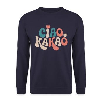 Ciao Cacao - Sweat-shirt Unisexe - marine - Devant - Alina (178cm) & Michal (187cm)