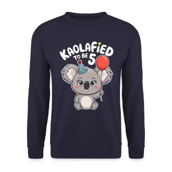 5ème anniversaire Koalafied To Be 5 - Sweat-shirt Unisexe - marine - Devant - Alina (178cm) & Michal (187cm)