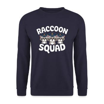 Groupe d’ours de garde Conception Escouade d’ours de garde - Sweat-shirt Unisexe - marine - Devant - Alina (178cm) & Michal (187cm)