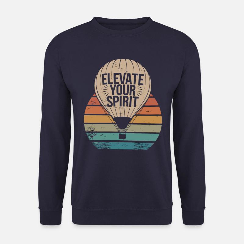 Heißluftballon Inspiration: Elevate Your Spirit - Unisex Pullover - Navy