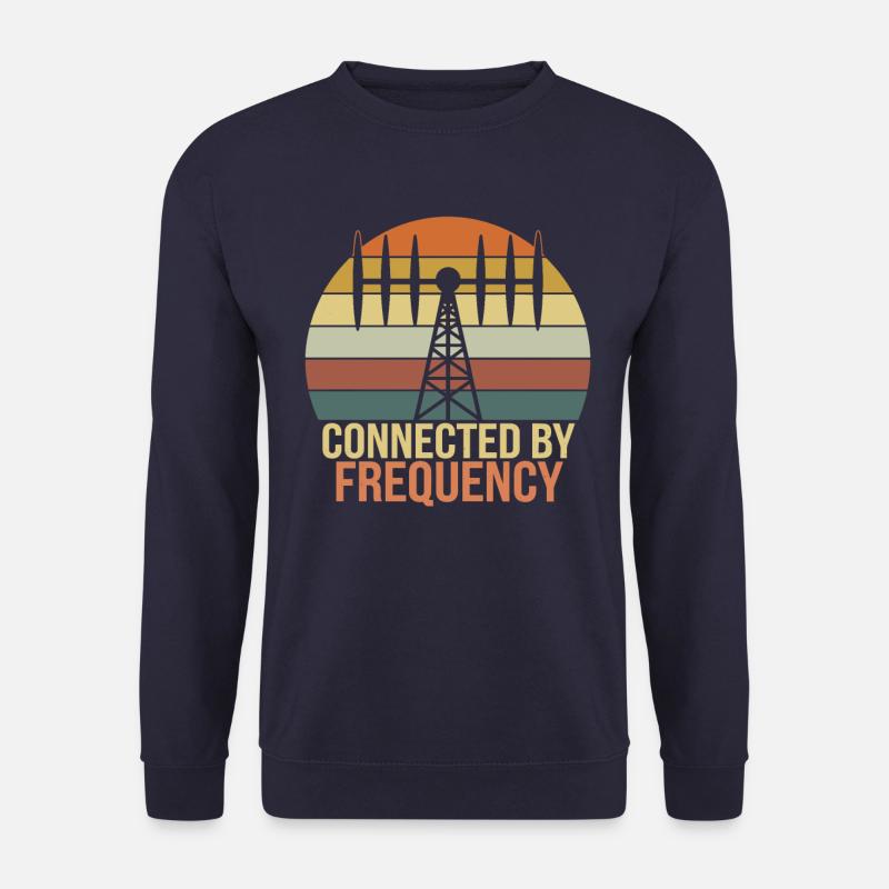 Amateurfunker Verbunden Durch Frequenz - Unisex Pullover - Navy
