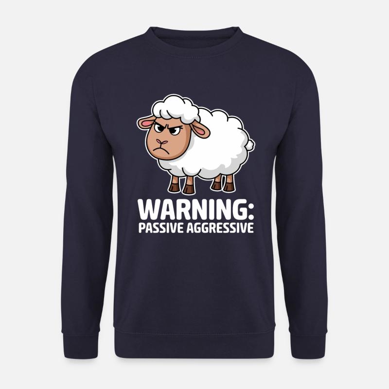Attention: Passive-aggressive sheep - Unisex Sweatshirt - undefined