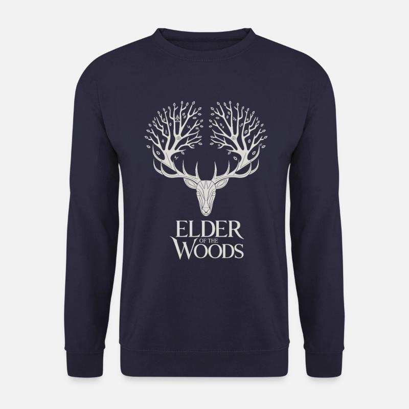 Elder Of The Woods Hirschgeist Wald - Unisex Pullover - Navy