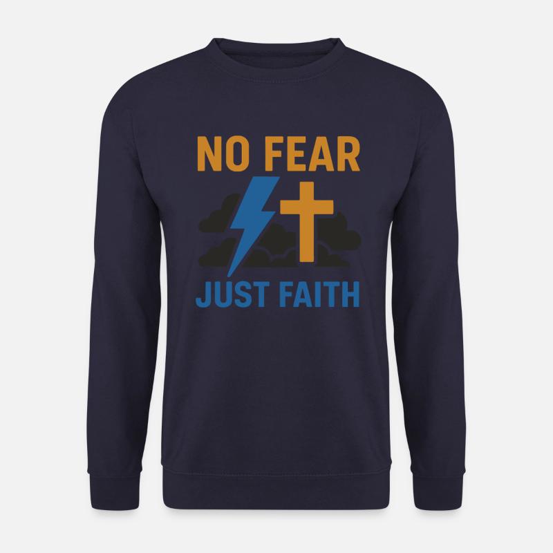 Keine Angst Nur Glaube Getauft - Unisex Pullover - undefined