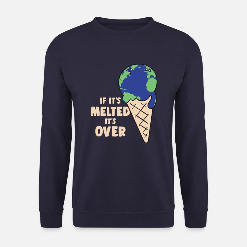 Umweltschutz Klimaschutz Erde Klimawandel Geschenk - Unisex Pullover - Navy
