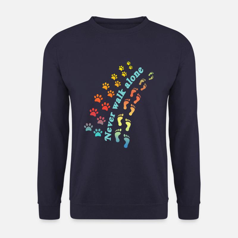 Gassi Hund Hundeleine Hundeliebhaber Tier Geschenk - Unisex Pullover - Navy