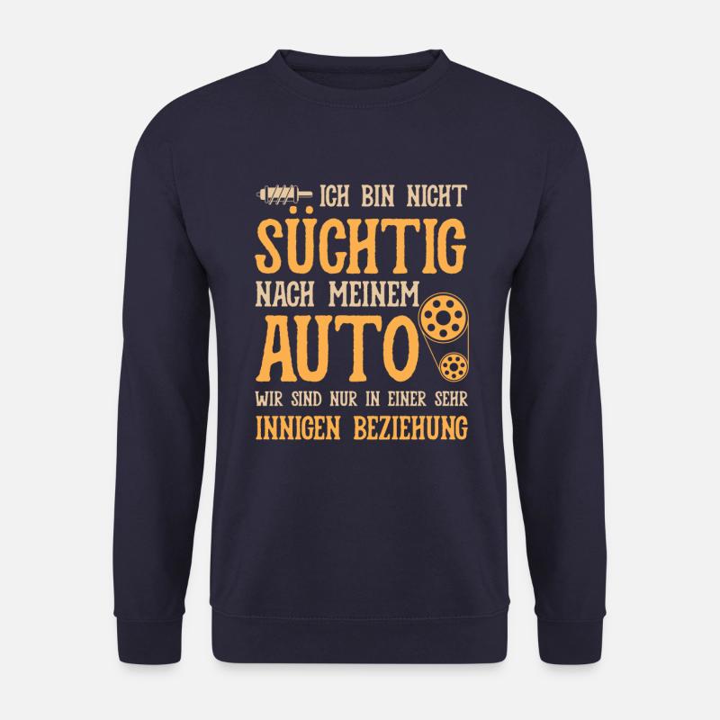 Beziehung Auto Tuning Tuner Autofahrer PS Geschenk - Unisex Pullover - Navy