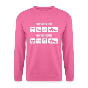 Wörthersee Auto Felgen Turbo Tuning Tuner Geschenk - Unisex Pullover - Pink - Vorne