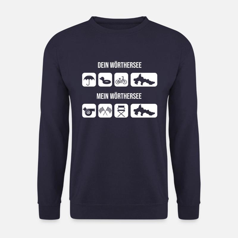 Wörthersee Auto Felgen Turbo Tuning Tuner Geschenk - Unisex Pullover - Navy