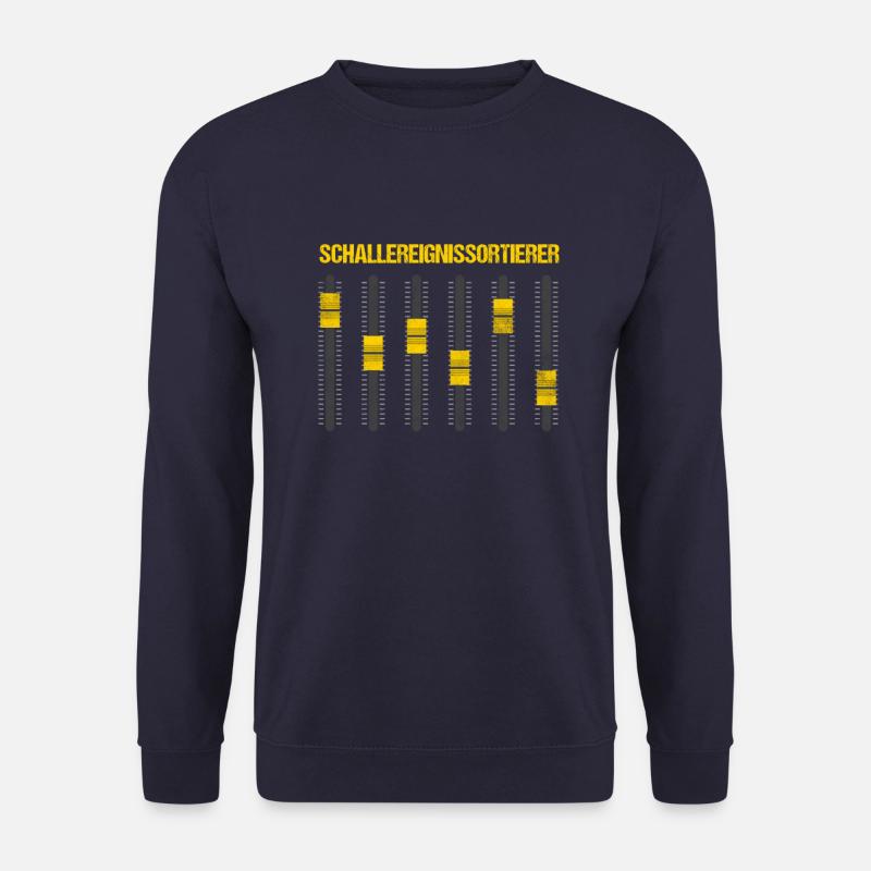 Schallereignissortierer Mischpult Ton DJ Geschenk - Unisex Pullover - Navy