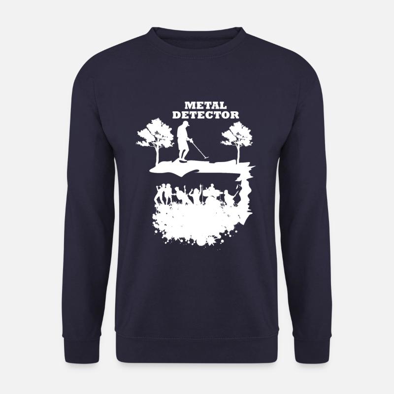 Metal Detector Heavy Metal Metalcore Band Geschenk - Unisex Pullover - Navy