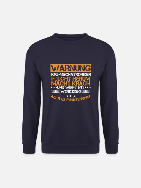 KFZ-Mechatroniker Mechaniker Werkstatt Geschenk - Unisex Pullover - Navy