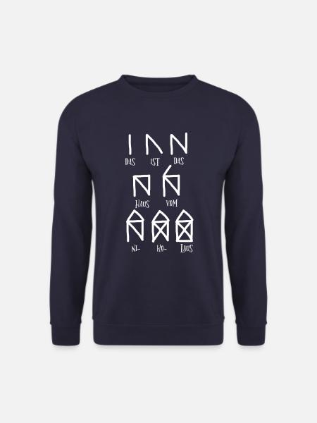 Haus Vom Nikolaus Weihnachten Santa Claus Geschenk - Unisex Pullover - Navy