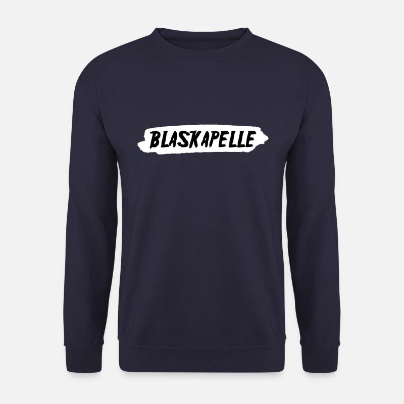 Blaskapelle Blasmusik Trompete Posaune Geschenk - Unisex Pullover - Navy