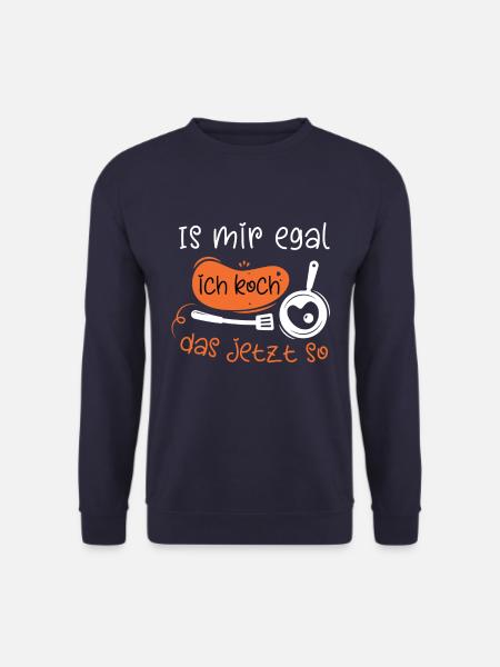 Ich Koch Das Jetzt So Küchenchef Koch Geschenk - Unisex Pullover - Navy