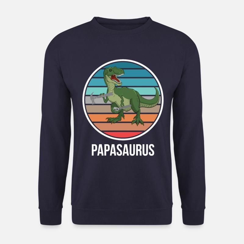 Papasaurus - Unisex Pullover - Navy